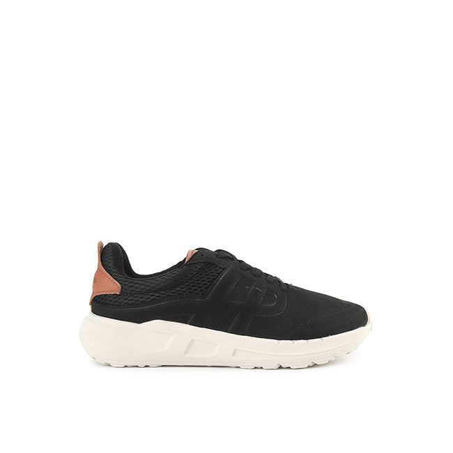 Sneakers Seventy8 Lthr Runner In Bold Black Nubuck