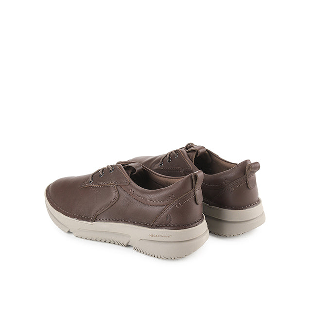 Baylor Lace Up In Charcoal Leather