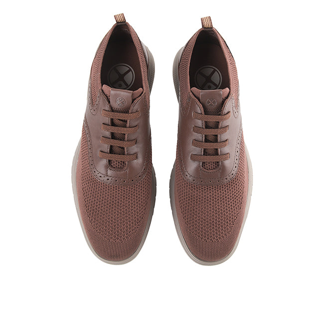 Sneakers Advance Hybrid Cord In Dark Brown Knit