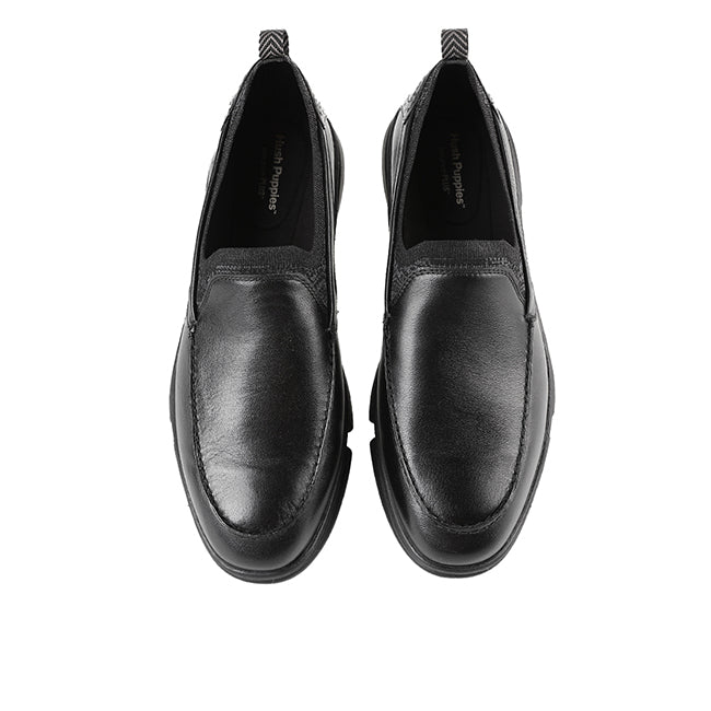 Bennet Slipon In Bold Black Leather