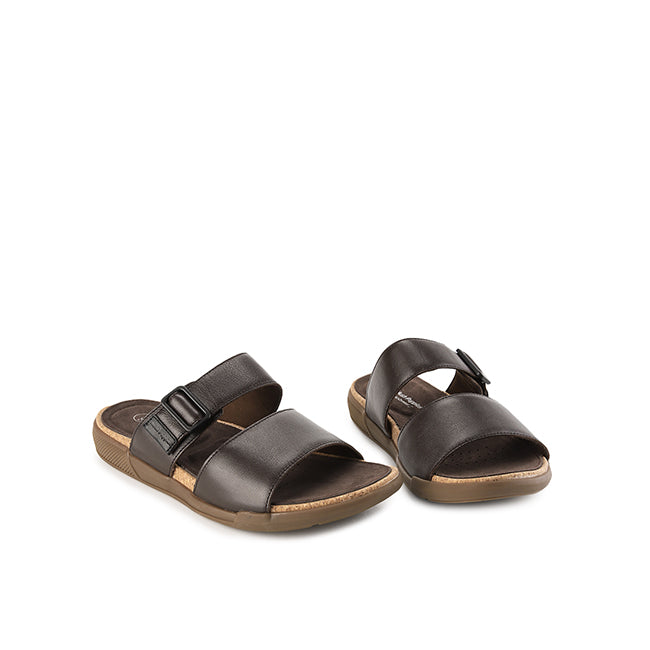 Sandals Asahi Jake 2 Straps In Coffee