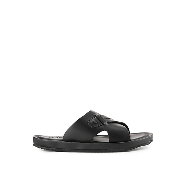 Hush Puppies Sandal Pria Spear Axel Slide In Black