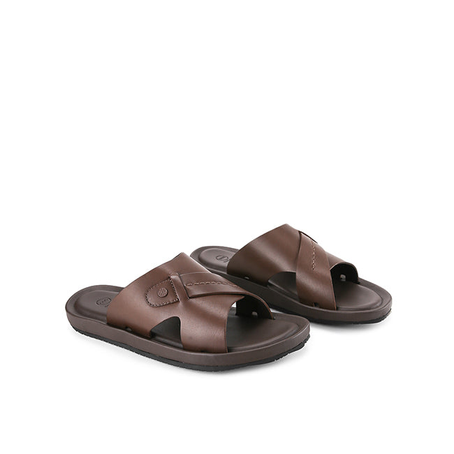 Hush Puppies Sandal Pria Spear Axel Slide In Coffe