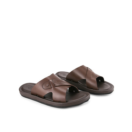 Hush Puppies Sandal Pria Spear Axel Slide In Coffe