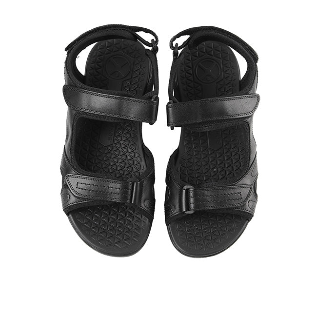 Activate Qtr Strap In Bold Black Leather