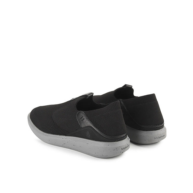 Niles Knit Slip-On In Bold Black Knit