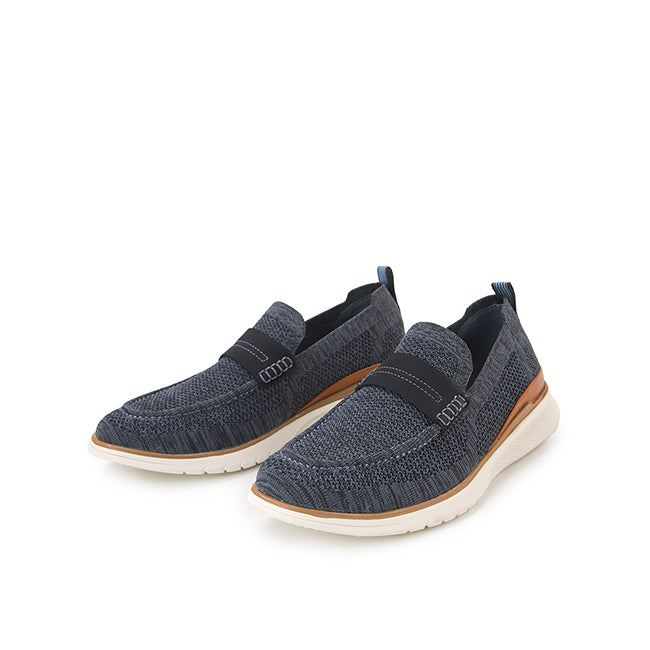 Advance Knit Loafer In Navy Blue Knit