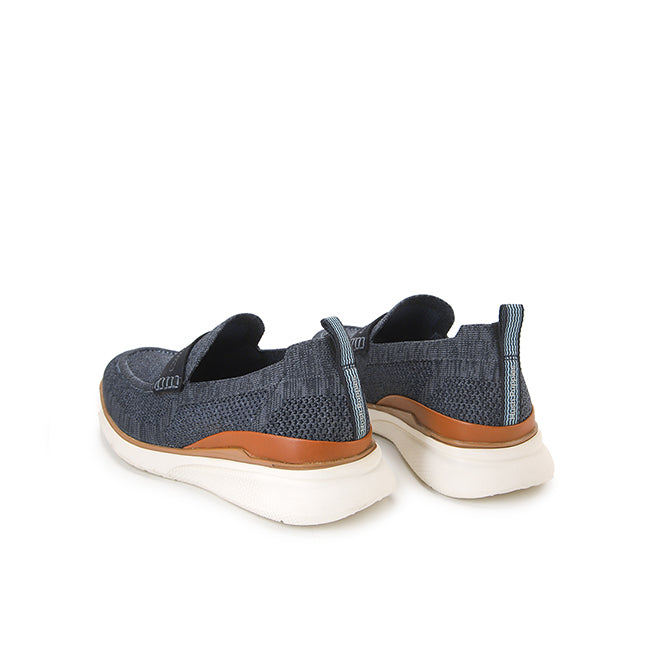 Advance Knit Loafer In Navy Blue Knit