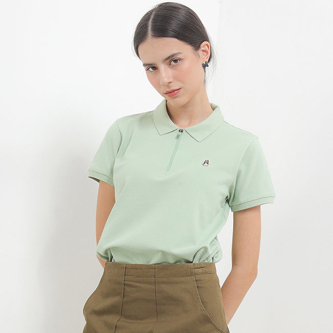 Hush Puppies Pakaian Wanita Bsc Derary Polo In Sage