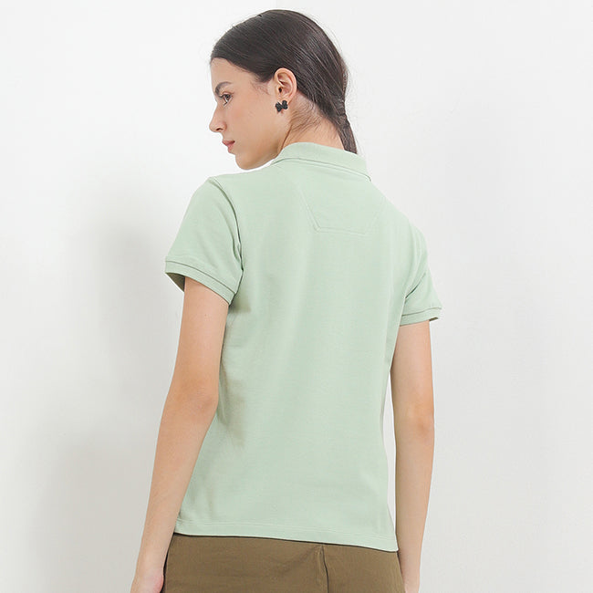 Hush Puppies Pakaian Wanita Bsc Derary Polo In Sage