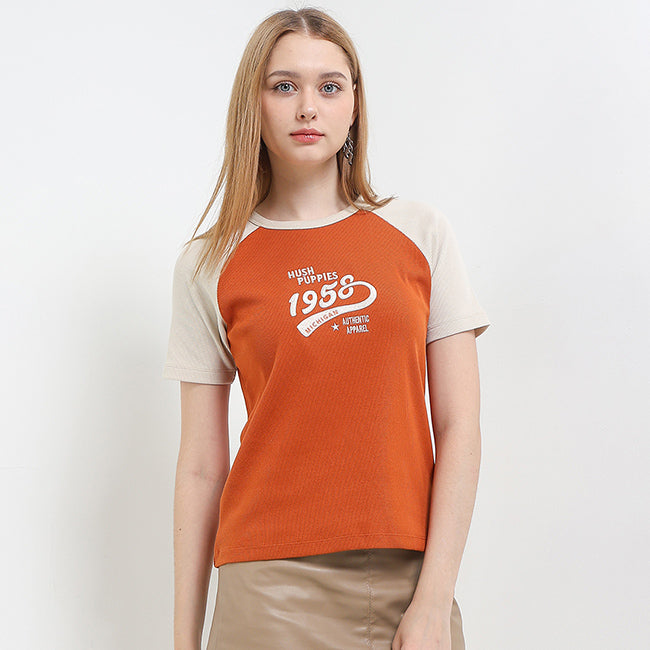 T Shirt Wh Foreia In Terracota