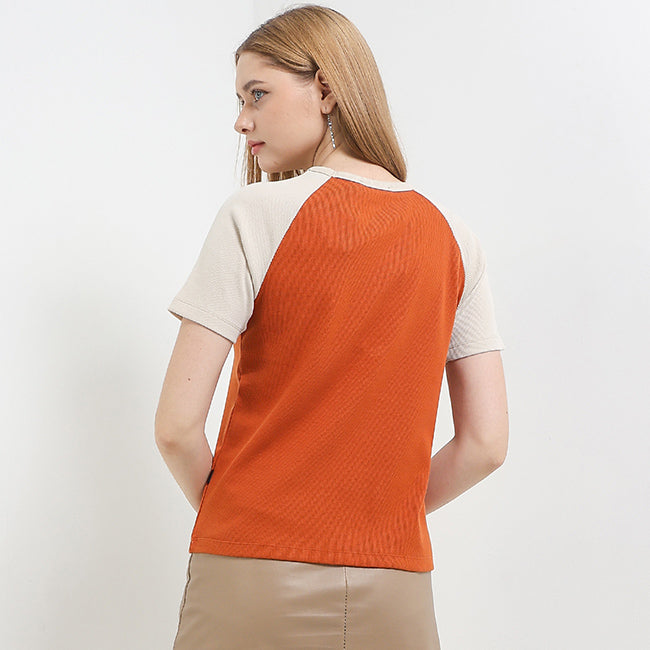 T Shirt Wh Foreia In Terracota