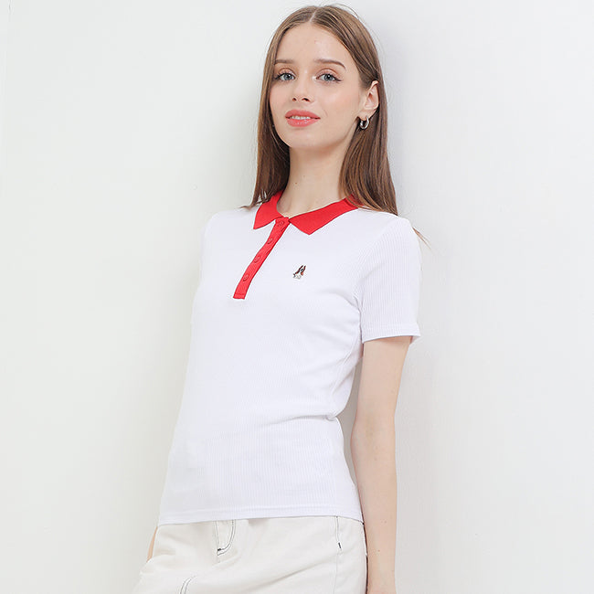 Polo Esmeil In White