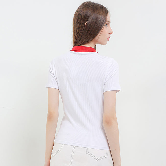 Polo Esmeil In White