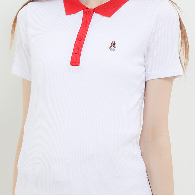 Polo Esmeil In White