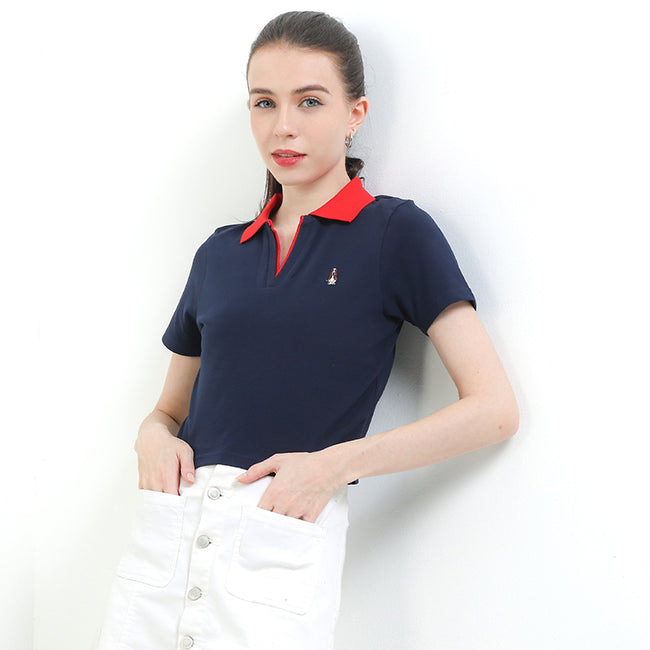Leighton Polo In Navy