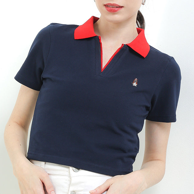 Leighton Polo In Navy