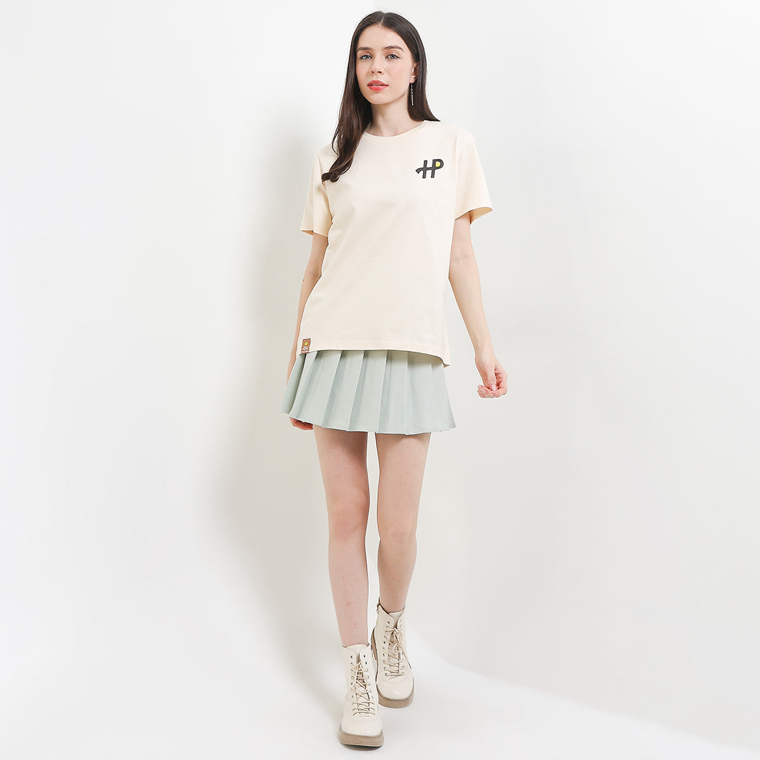 T-Shirt Hp Smile X Smileyworld Tee In Cream