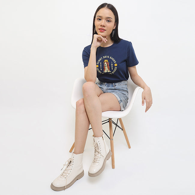 T-Shirt Bombox In Navy