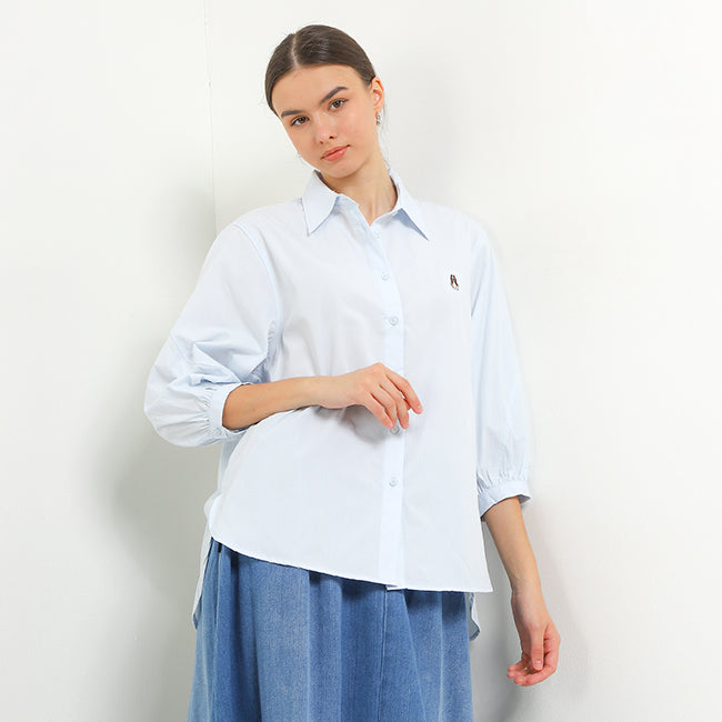 Shirt Clarity Puff In Light Blue