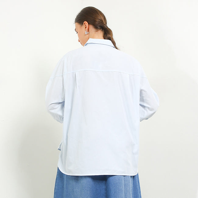 Shirt Clarity Puff In Light Blue