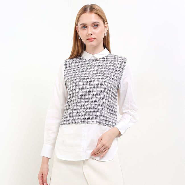 Shirt 955 Twidy Lss In White