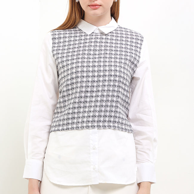 Shirt 955 Twidy Lss In White