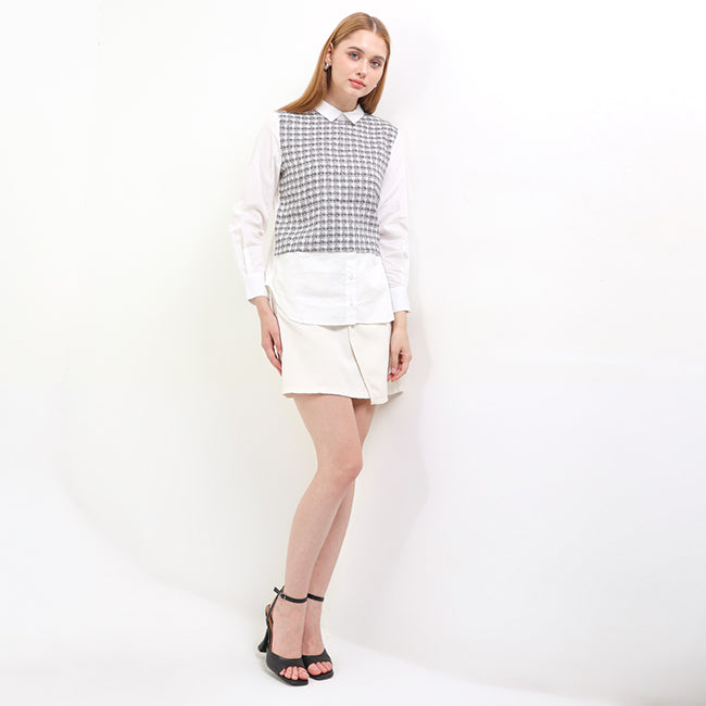 Shirt 955 Twidy Lss In White