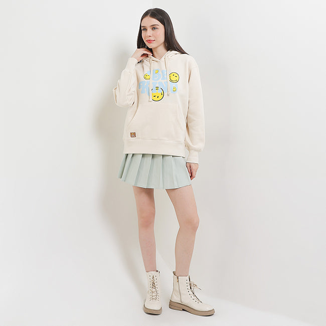 Hoodie Be Kind X Smileyworld Hoodie In Cream
