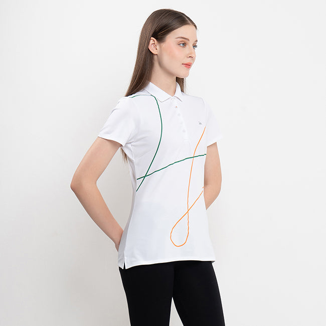 Ares L Polo In White