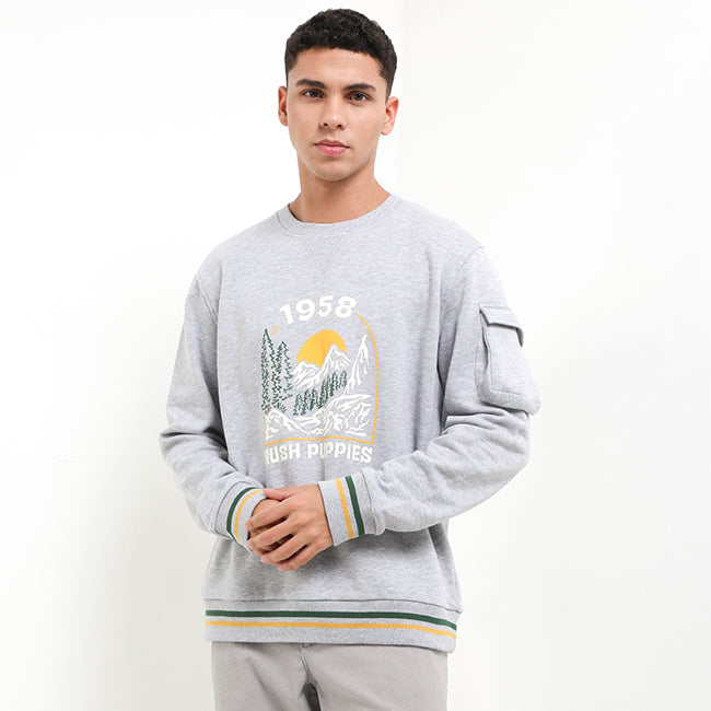 Sweaters Wh Rinjani In Light Gray