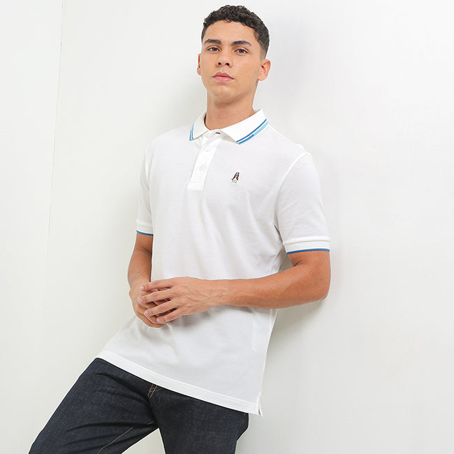 Polo Larus In White