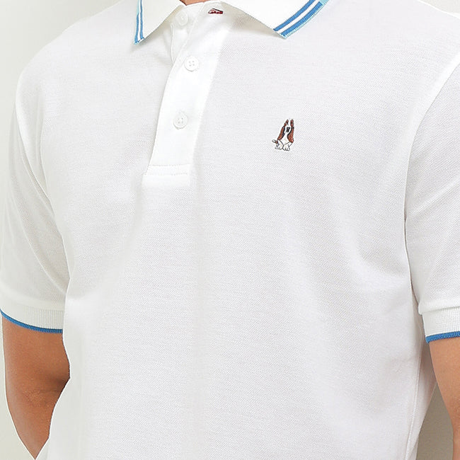 Polo Larus In White