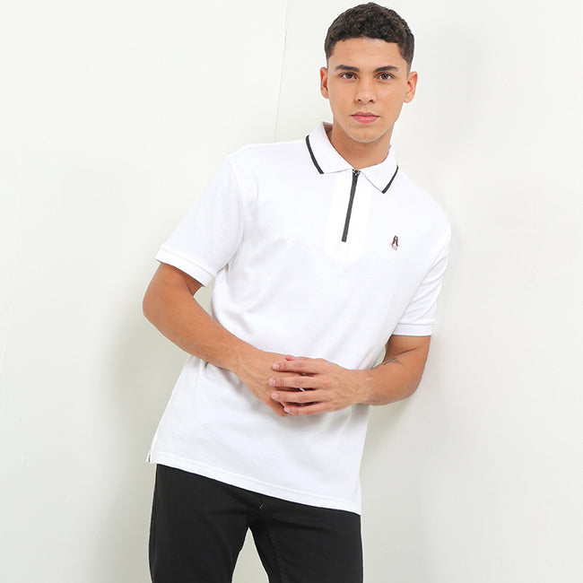 Polo Dromino In White