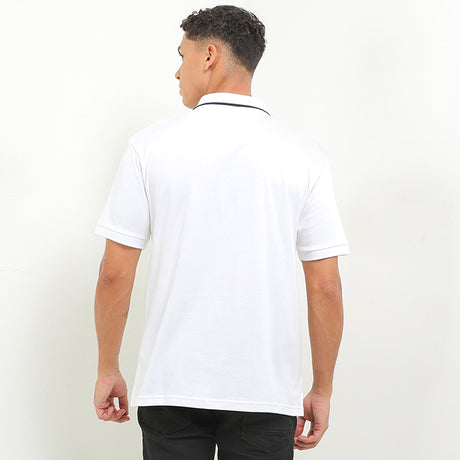 Polo Dromino In White