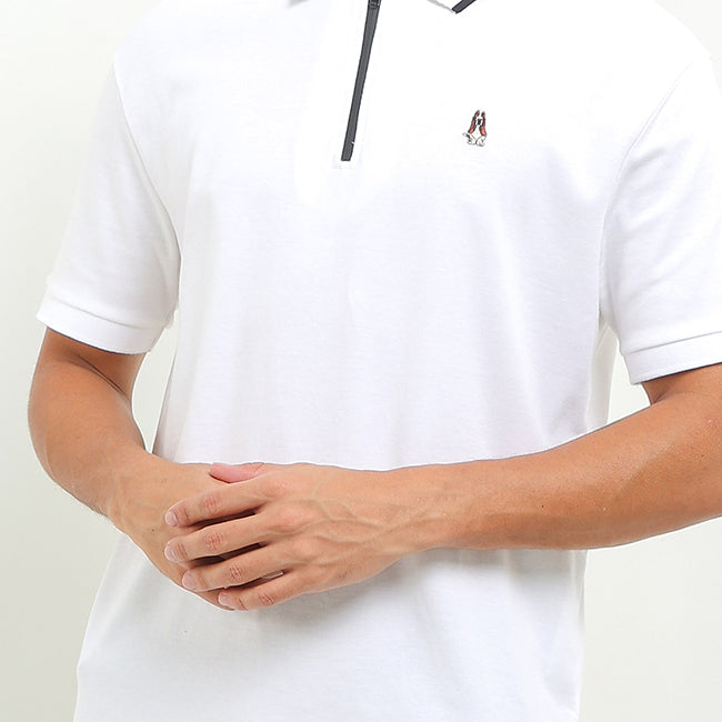 Polo Dromino In White