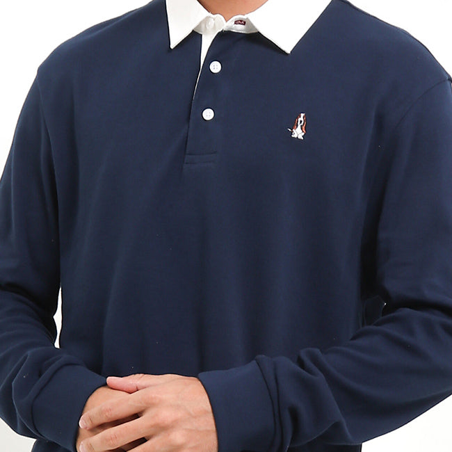 Polo Rigatoni In Navy