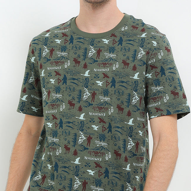 T Shirt Leggo In Dark Green