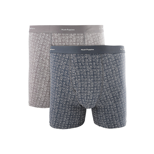 Gio Boxer In Dk Gray / Navy