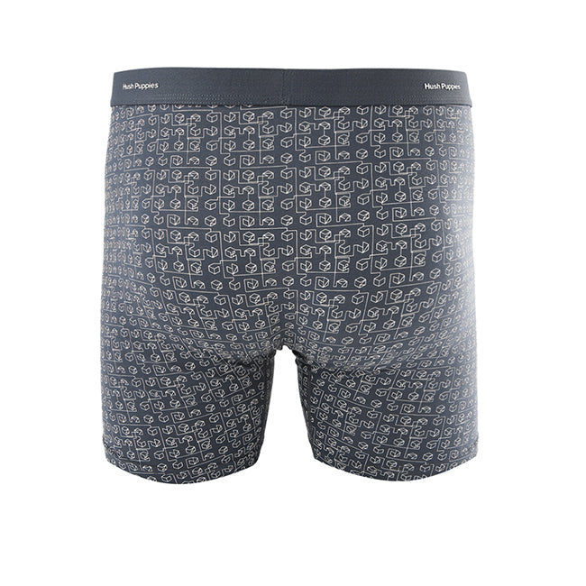 Gio Boxer In Dk Gray / Navy