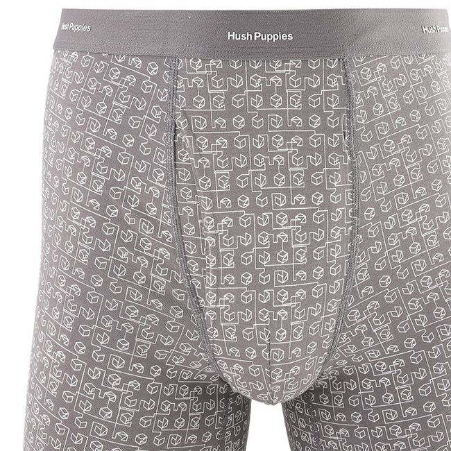 Gio Boxer In Dk Gray / Navy