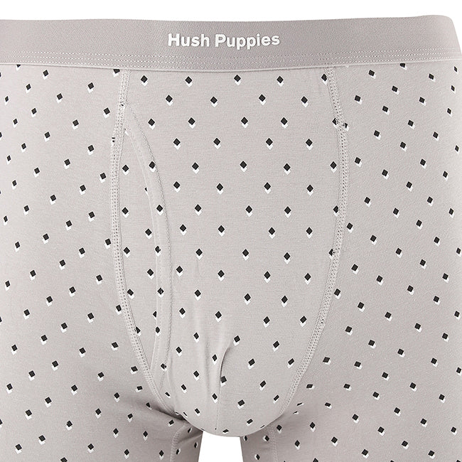 Boxer Squirl Trunk In Dark Gray/Gray