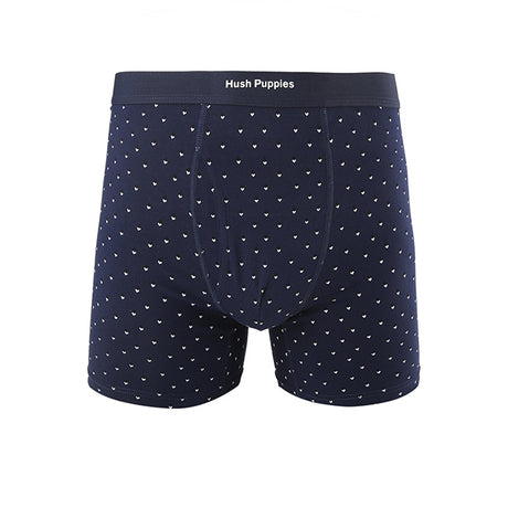 Boxer Squirl Trunk In Navy/Olive