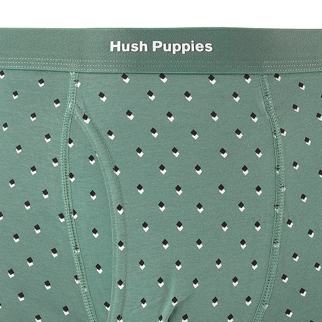 Boxer Squirl Trunk In Navy/Olive