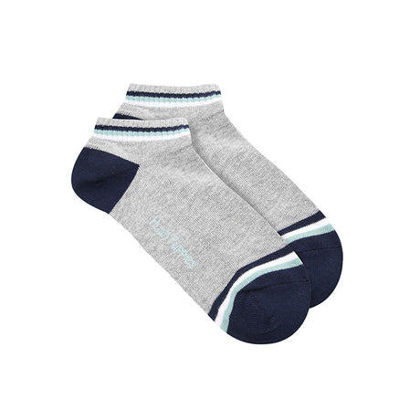Noelle L Ankle Socks In Nv/Gy/Pk