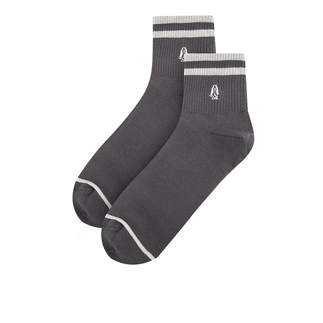 Socks Leo M Qua Sock In Dg/Gy/Bk