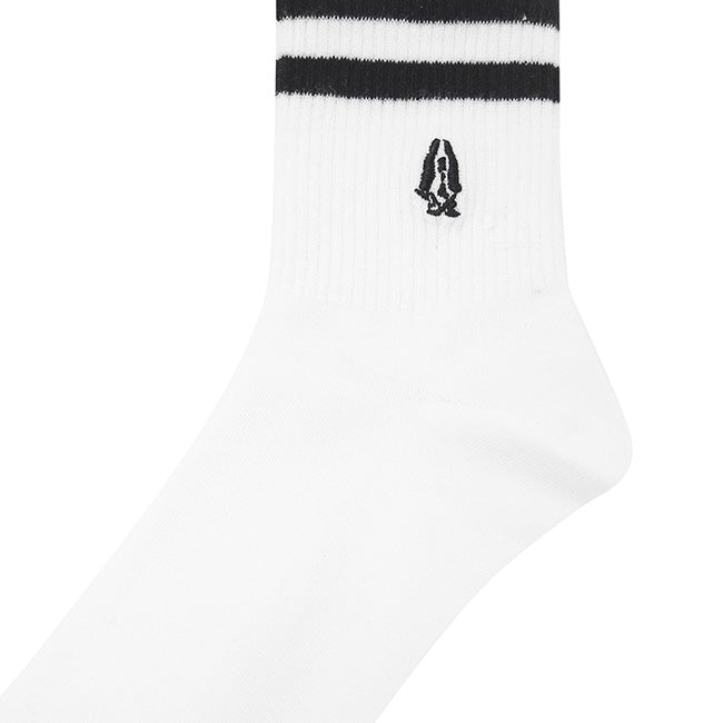 Socks Leo M Qua Sock In All White