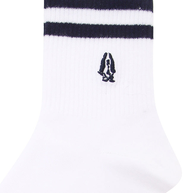 Socks Leo M Qua Sock In All White