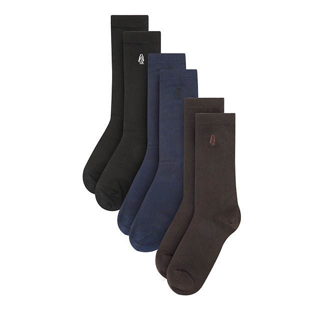 Socks Arch M Crew Sock In Bk/Br/Nv