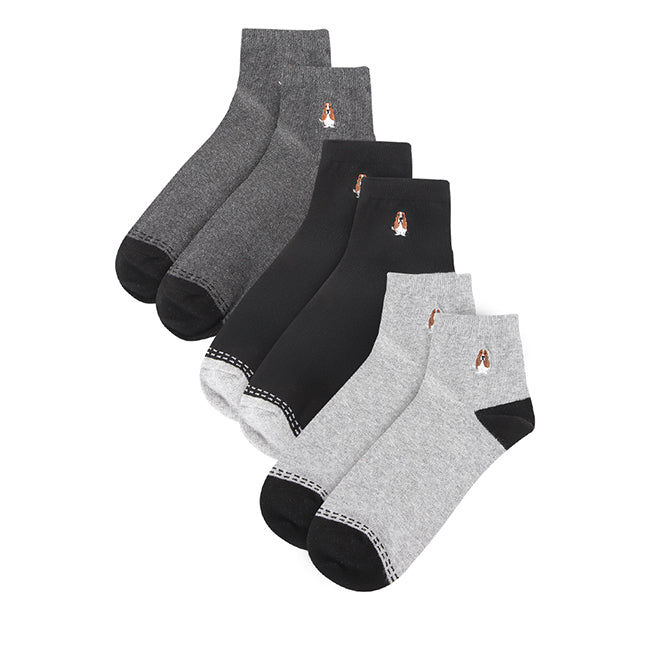 Socks Toby M Qua Sock In Dgy/Gy/Bk